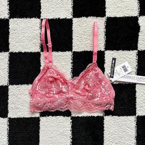 NWT Design Lab Pink Lace Bralette S
